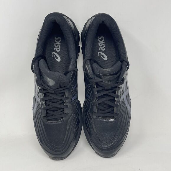 ASICS Gel-Quantum 360 VII Sneakers Mens 11 Black Blue Running Walking Shoes - Picture 9 of 16